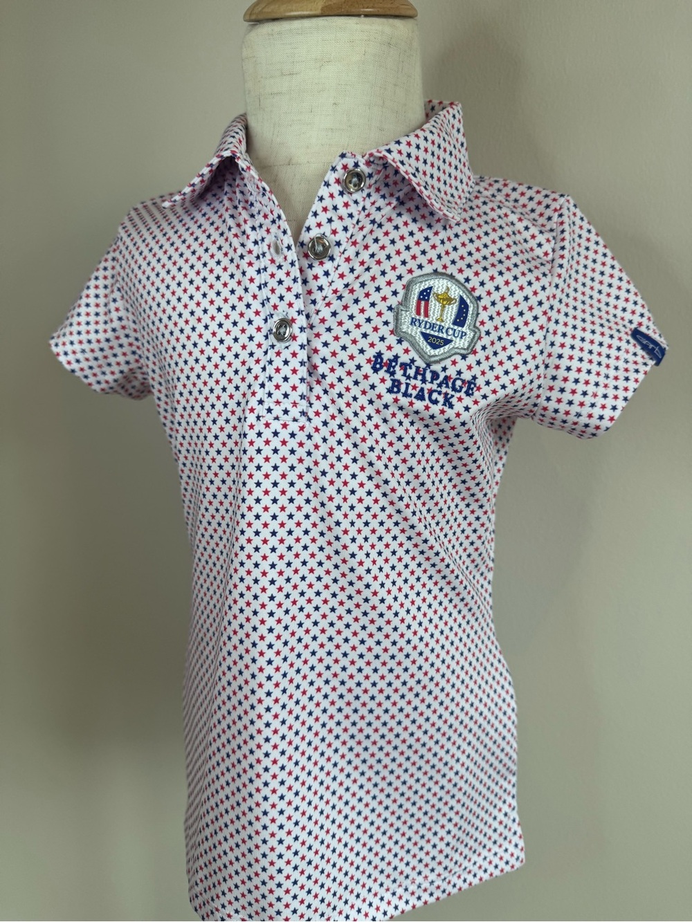 2025 Ryder Cup Kids Polo Shirt - Bethpage Black - Picture 2 of 7